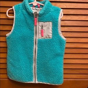 Carter’s green fleece vest